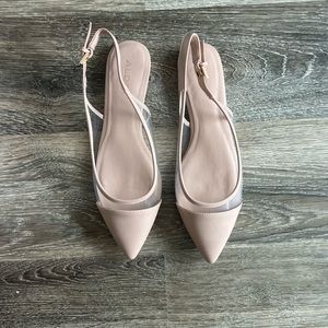 Brand new aldo flats in nude color